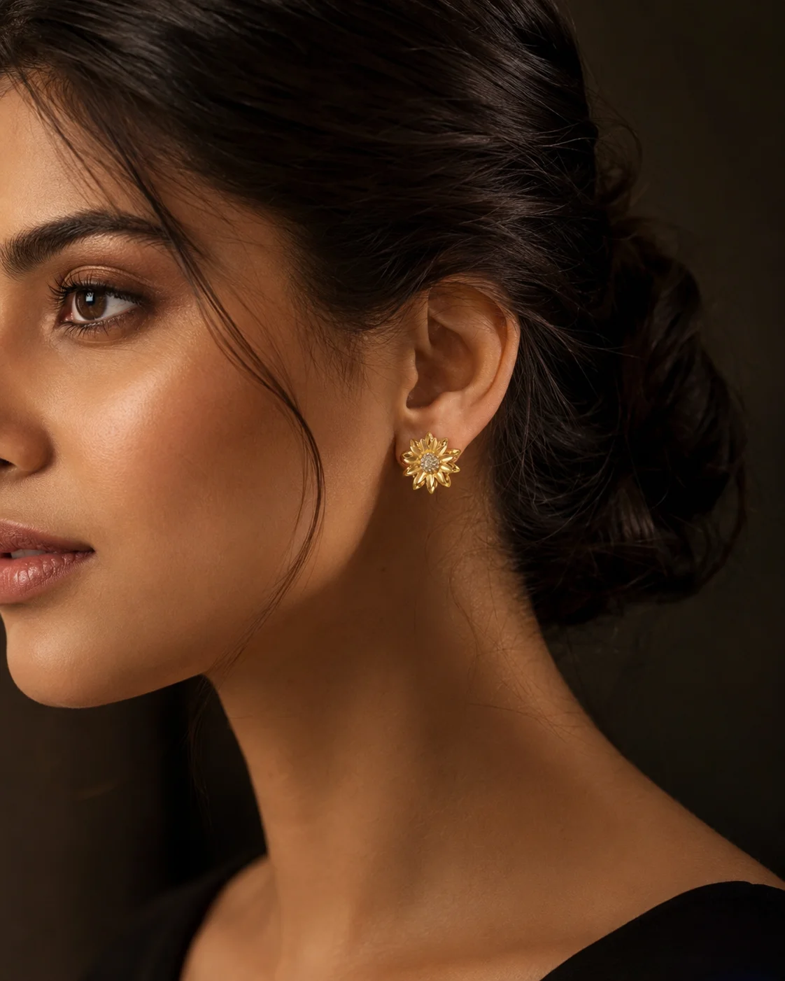 Golden Soleil Studs